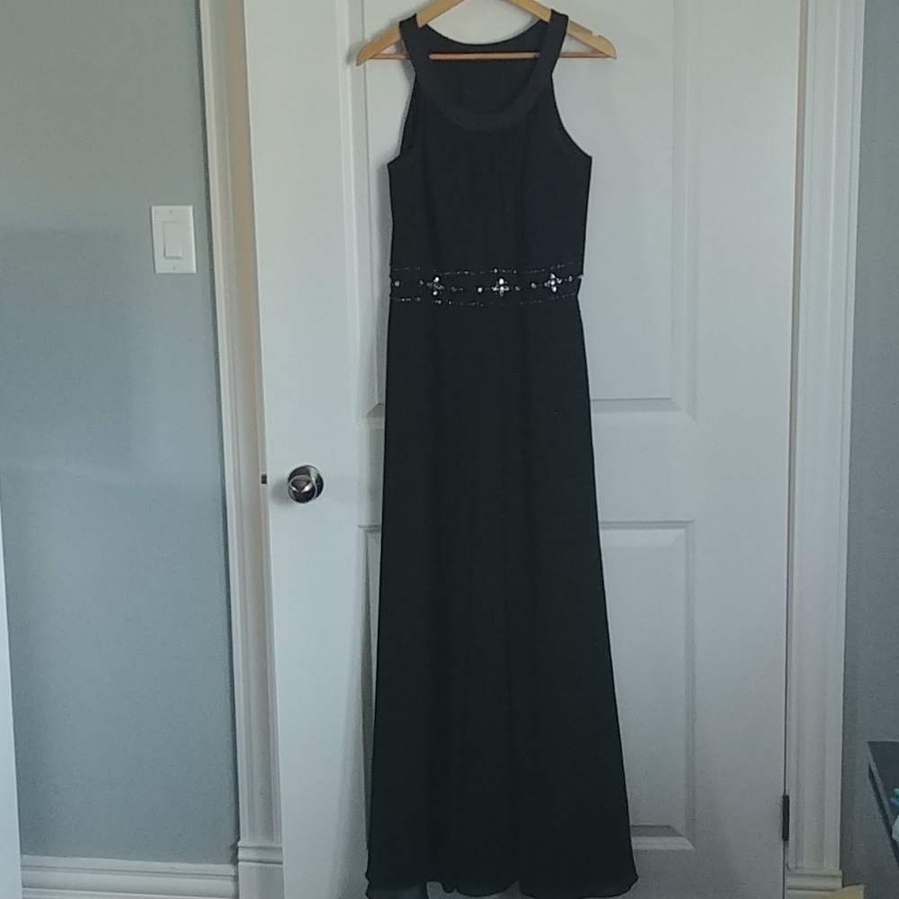 Long black formal dress